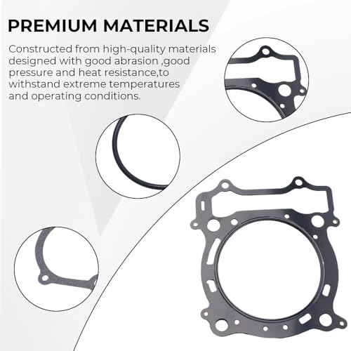 Kit de joints de culasse noirs étanches pour moteur de quad YFZ450