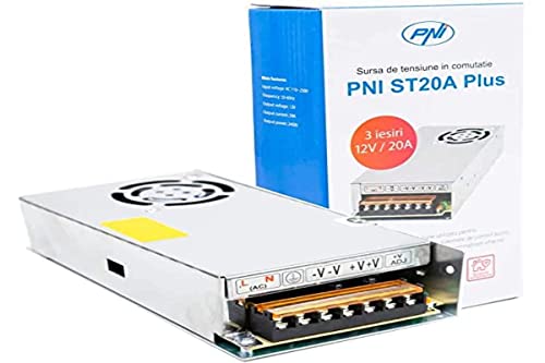 Switched voltage source PNI ST20A Plus 12V 20A stabilized for surveillance systems