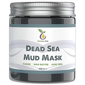 Dode Zee Gezichtsmasker 250g, veganistisch, met modder uit de Dode Zee – werkt tegen puistjes, mee-eters en acne – anti…