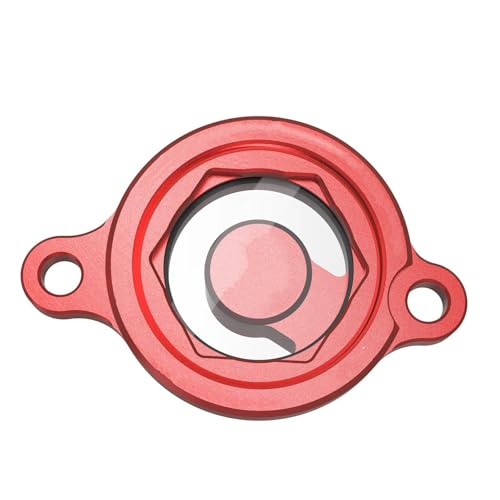 Cubierta de Cadena Tapa Transparente para Filtro de Aceite de Motor Compatible con Honda CRF250R, CRF250RX, CRF450R, CRF450RWE, CRF450X, CRF450RX.