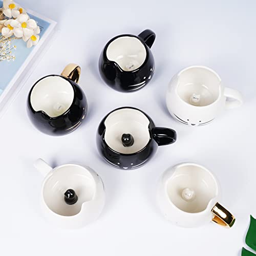 Koolkatkoo Cute Ceramic Cat Coffee Mug 12 Oz Cat Lovers Kitty Tea Mugs Gifts For Women Girls Black #TOP5