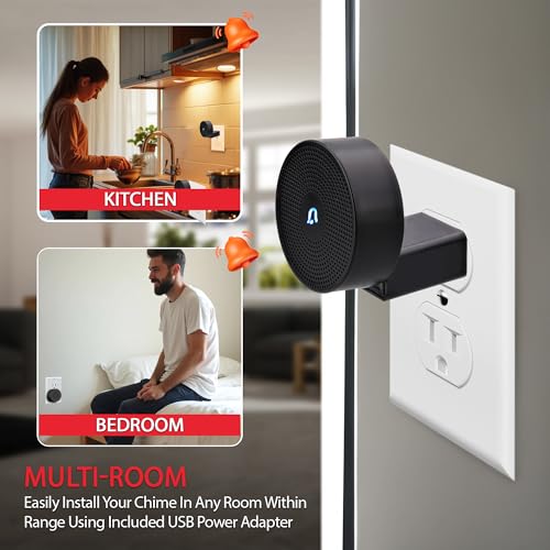 Energizer Smart 2K Doorbell & Chime, Rechargeable Battery Video Doorbell Security Camera, 2-Way Audio, Night Vision, Cloud & Card Recording, Remote Access App, Motion Sensor & Alerts, Live Viewing - image 4