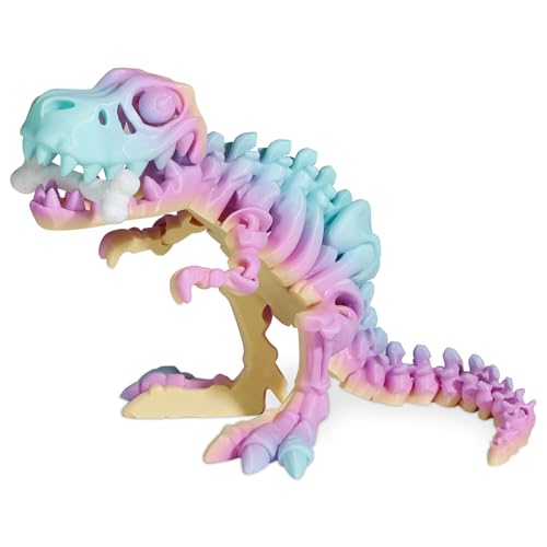 WQXWNFBA 3D Dinosaur & Dragon Skeletons Fidget Toy Rainbow