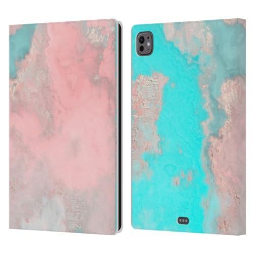 Étui portefeuille iPad Pro 11 M4 LebensArt Rougeur Marbre housse cuir 2024
