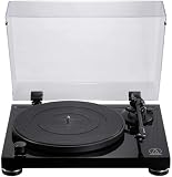 Audio-Technica LPW50PB Giradischi ad Azionamento a Cinghia Completamente Manuale Nero pianoforte