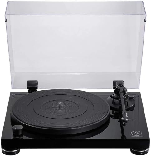 Audio-Technica LPW50PB Volledig Handmatige Platenspeler met Snaaraandrijving Piano-zwart