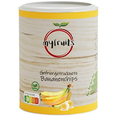 myfruits® Bananenscheiben gefriergetrocknet 100g zu 100% aus Bananen Cover