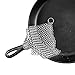 The Ringer - The Original Stainless Steel Cast Iron Cleaner, Patented XL 8x6 inch Design