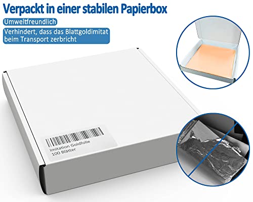 Foglia Oro & Gold Leaf —100 pezzi Foglio Oro |