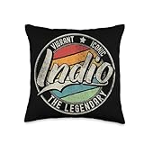 Indio CA | California | Vintage Distressed Throw Pillow