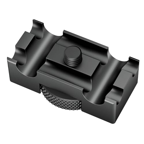 Black Camera Cable Clamp Camera Cable, Fixed Base Accessory for mirrorless and SLR Cameras, Photography Tripod Accessory