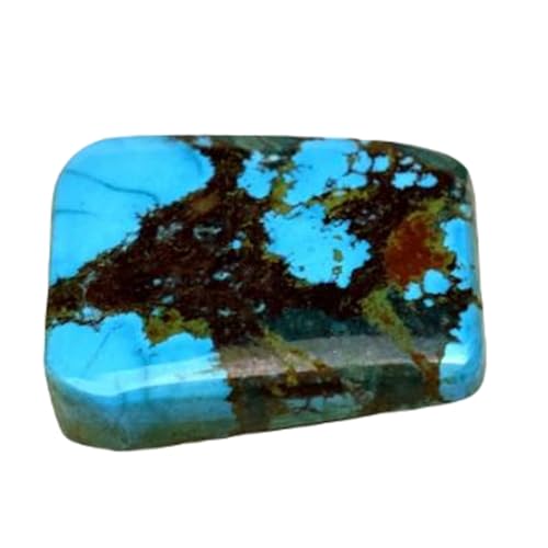 Cabochon en vrac turquoise naturelle 15mm pour bague et pendentif DIY