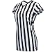 Murray Sporting Goods Women's Referee Shirt | Women's V-Neck Officials Jersey, Halloween Costume, or Waitress Uniform (Large)