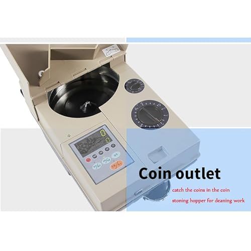 WJW コインカウンター、自動コインカウンター&ソーター、日本硬貨選別計数機、1500コイン/分貨幣計数機 の商品画像 4