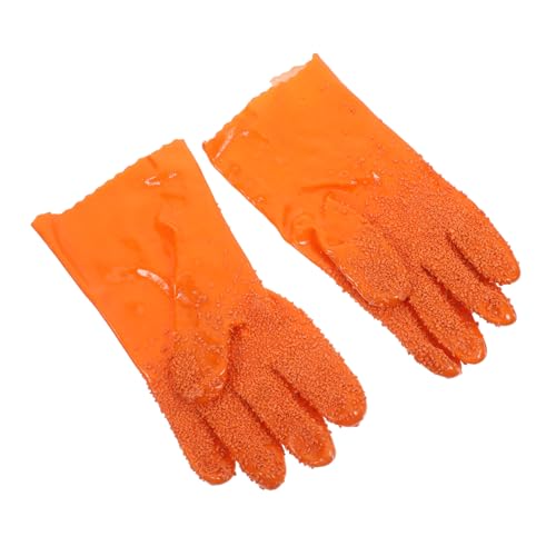 BAZEITFLOW Guantes Peladores de Patatas y Verduras Antideslizantes Resistentes al Agua y Talla para Cocina Herramienta Práctica para Pelar Legumbres y Tubérculos con Facilidad