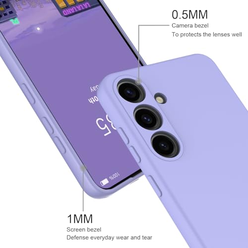 Taneny Silicone Case for Samsung Galaxy A37, Durable and Stylish Drop Tested Soft Silicone Gel Rubber Slim Fit Shockproof Protection Phone Cover for Samsung Galaxy A37 (Purple) by Taneny - Used condition - Image 3