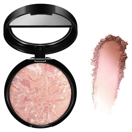 Baked Foundationfor Mature Skin - Mineral Powder Foundation Medium Coverage - Matte Colour Correcting Face Foundations - Fair Colour Match Foundation Setting Powder for Oil Control & Even Skin Tone
