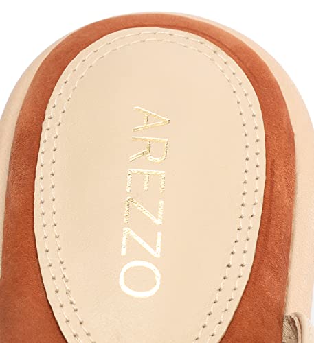 Arezzo Women's Cecily Strappy Lace Up Flat Sandal, Beige, Size 7.5 #TOP5