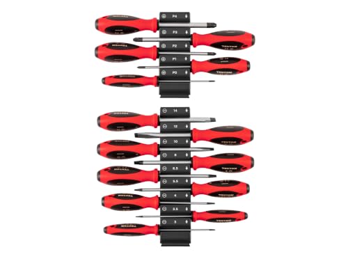 Image of TEKTON Phillips and Slotted Screwdriver Set, 14-Piece | DWZ90107