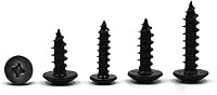 SHUNCHG 20 buc. șuruburi autoforante cu cap bombat cu guler, din oțel carbon, M6 x 20 mm, pentru lemn 4