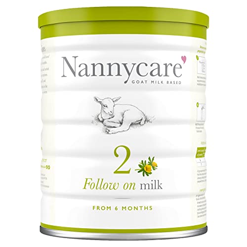 NANNYCARE Goats Milk Follow On Milk – Stage 2 (6-12 months) Follow On Milk made from full cream goat milk. Nutritionally tailored Nanny care goat milk powder with Vitamin D - 900g