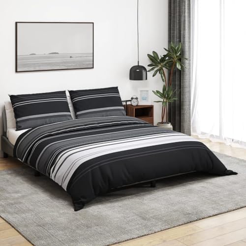 Mokuyary - Juego de funda nórdica (200 x 200 cm, algodón, funda nórdica para cama, dormitorio, hotel, C