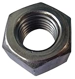 MOLLIFII Heavy Hex Nut, 1-1/4''-7, Steel, Grade 2H, Black Oxide, 1-7/32 in Ht, 5 PK