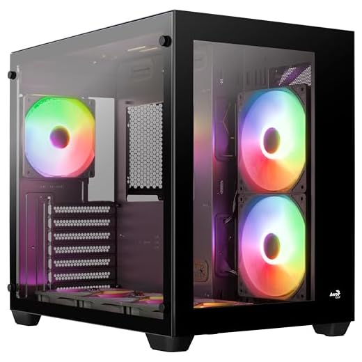 AeroCool GEH Midi Dryft MicroATX/ATX/MiniITX ARGB (Black)