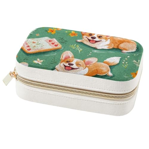 Boîte à bijoux de voyage portable pour bagues et colliers - 2