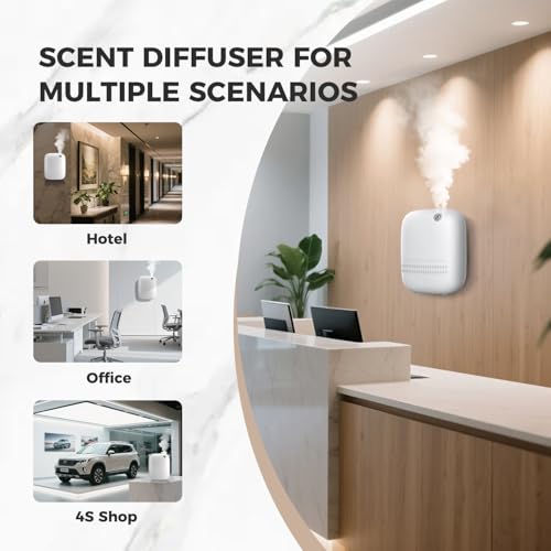 Difusor aromático eléctrico con control app y 400 ml blanco miniatura 5