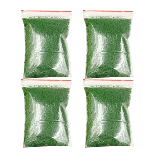 ABOOFAN 4 Paquets de Poudre de Gazon Synthétique pour Herbe Statique, pour Modélisme de Paysage et Décoration de Maquettes Architecturales