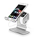 Tranesca 2-in-1 Charging Stand Compatible with Apple Watch 4/Apple Watch 3/Apple Watch 2/Apple Watch 1(38mm/40mm/42mm/44mm) and iPhone/iPad (Silver-Must Have Apple Watch Accessories)