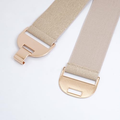 Wide Stretchy Waist Belts for Women Elastic Cinch Waistband for Dresses4