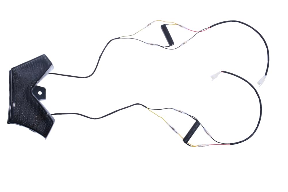 aVDB-moto LED Bremslicht/Rücklicht kompatibel mit KAWASAKI ZZR 1400 ZXT40 2006-2011 Plug & Play mit integrierten Blinkern (Getönt)