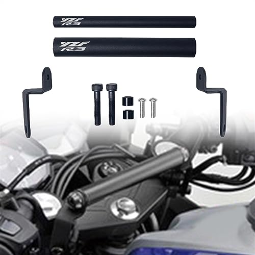 Support de téléphone pour moto rigide double diamètre 12/22mm GPS Yamaha YZF R3 R25