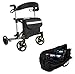 Produktbild FabaCare Alu-Rollator (9269) mit viel Zubehör, klappbar, inkl. Scala Tasche für Transport, mit FabaCare Sicherheitsreflektoren
