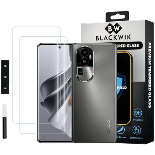 Image of Blackwik UV Curved Tempered Glass for Oppo Reno 10 Pro Plus | 2-Pack