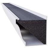 GutterStuff GSK632-1 K-Style Gutter Guard, 6-Inch, EZ