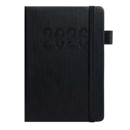 蒠 2026 XPW[ 2026 1n܂ A5 XPW[ VXe蒠200 400y[W L rWlX vi[ VXem[g_CA[ 4v }X[ A5TCY (ubN)