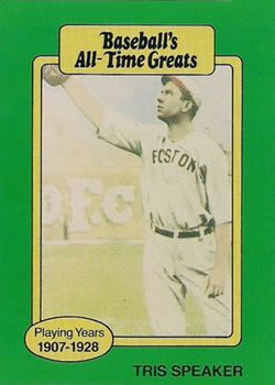 Amazon.com: Tris Speaker 1987 Baseball All Time Greats Baseball