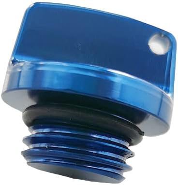 Tapón de llenado de aceite de motocicleta CNC M20x2.0.197 in para YZ65 YZ80 YZ85 YZ125 YZ250 YZ250F YZ450F YZ125X WR250F WR250R MT09 FZ09 Azul