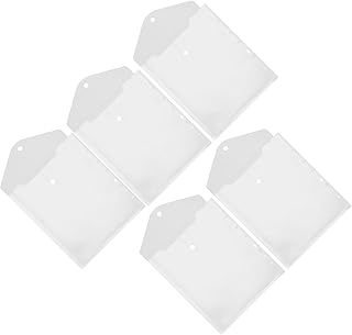 Pasta Acordeão De Escritório Com 11 Furos 5 Peças Envelope De Plástico Pasta De Plástico Protetores De Página A4 Pasta De Bolso Pastas Práticas Protetor De Arquivo Operitacx
