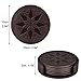 Coasters,PU Leather Coasters for Drinks Set of 6 with Holder Protect Your Furniture from Stains by 365park,Easter Gifts,Coffee