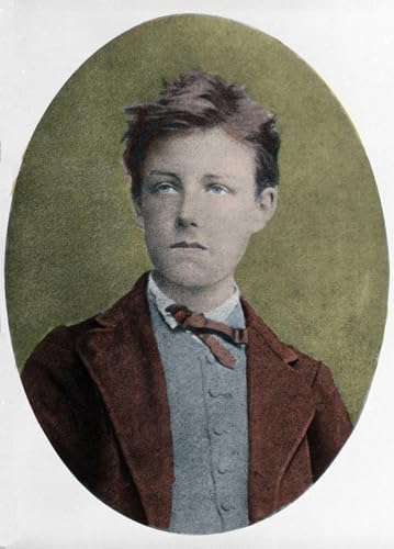 Portrait d'Arthur Rimbaud poète français affiche moderne impression sur toile