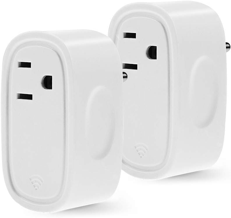Aidina Smart Plug, WiFi Enabled Mini Smart Switch Compatible with Amazon Alexa & Google Home, No Hub Required (2 Pack)
