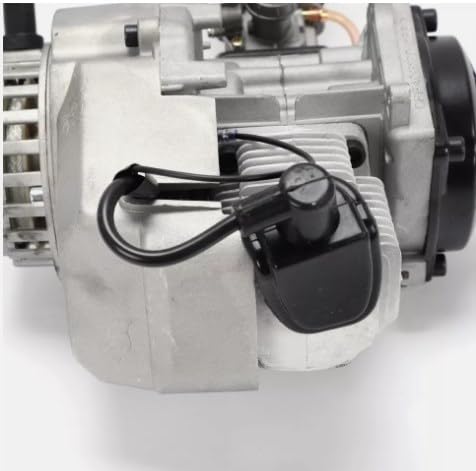 49CC 2 Stroke Engine Motor Pull Start Engine Starter Motor for Pocket Bike Mini Quad Bike Scooter ATV, Engine Motor Replacement Kits (US Stock)