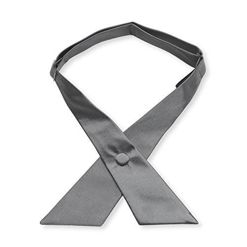 Image of Women's or Men's Crossover Neck Tie Solid Color Continental Tie