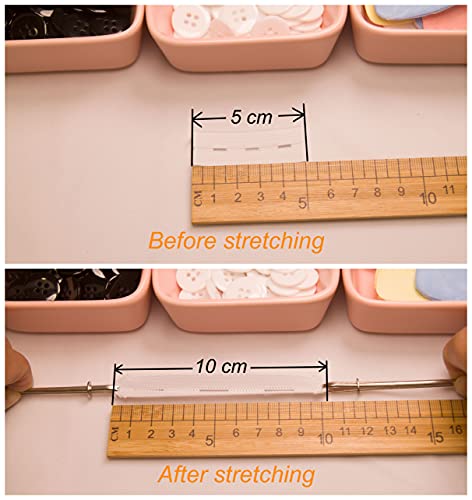 Flat Sewing Band Spool With Buttonholes, Elastic Stretchable, Ideal For Diy Waistbands And Necklines (White, 3/4 Inch × 3 Yards) #TOP3