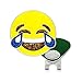 Navika USA Inc. Emoji LMAO Glitzy Ball Marker with Magnetic Hat Clip
