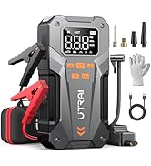 UTRAI Car Jump Starter with Air Compressor, 5000A 12V Car Battery Booster Jump Starter with LED L...